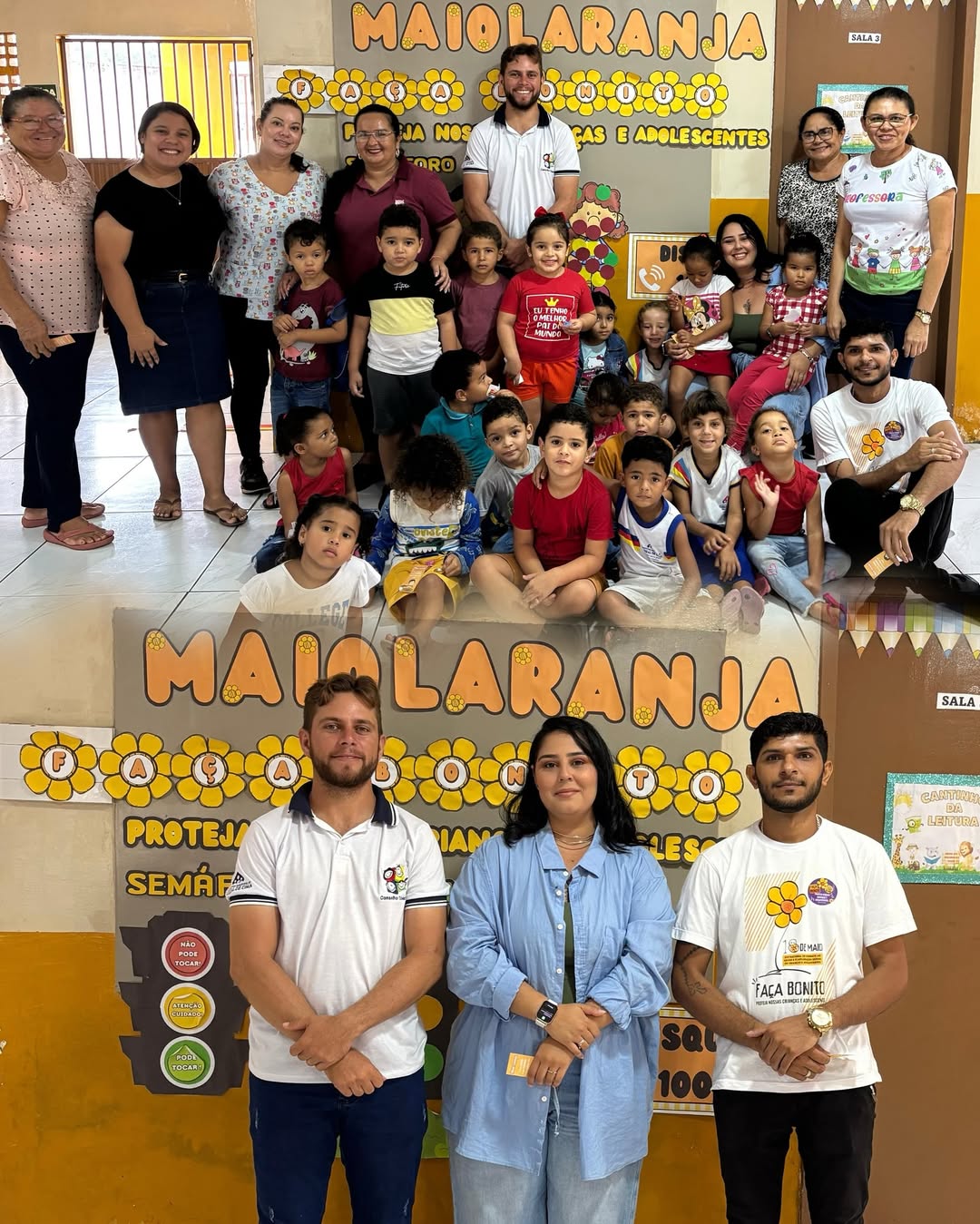 Curral de Cima realizou ações de conscientização do Maio Laranja nas escolas