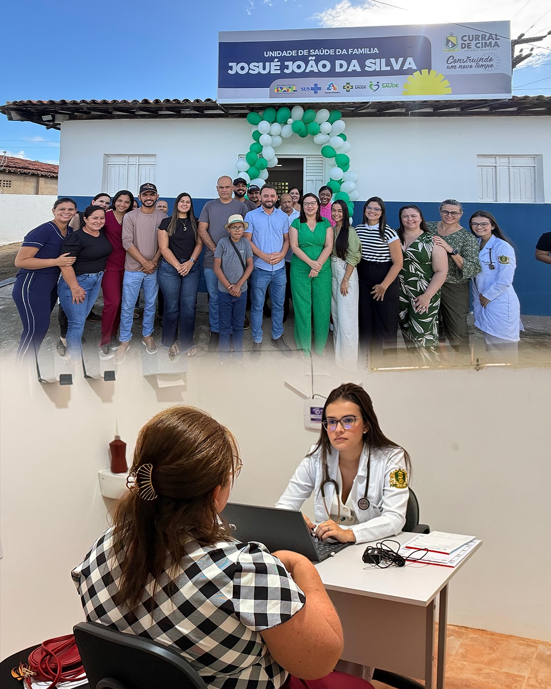 Prefeitura de Curral de Cima reabre Unidade Básica de Saúde de Laranjeiras
