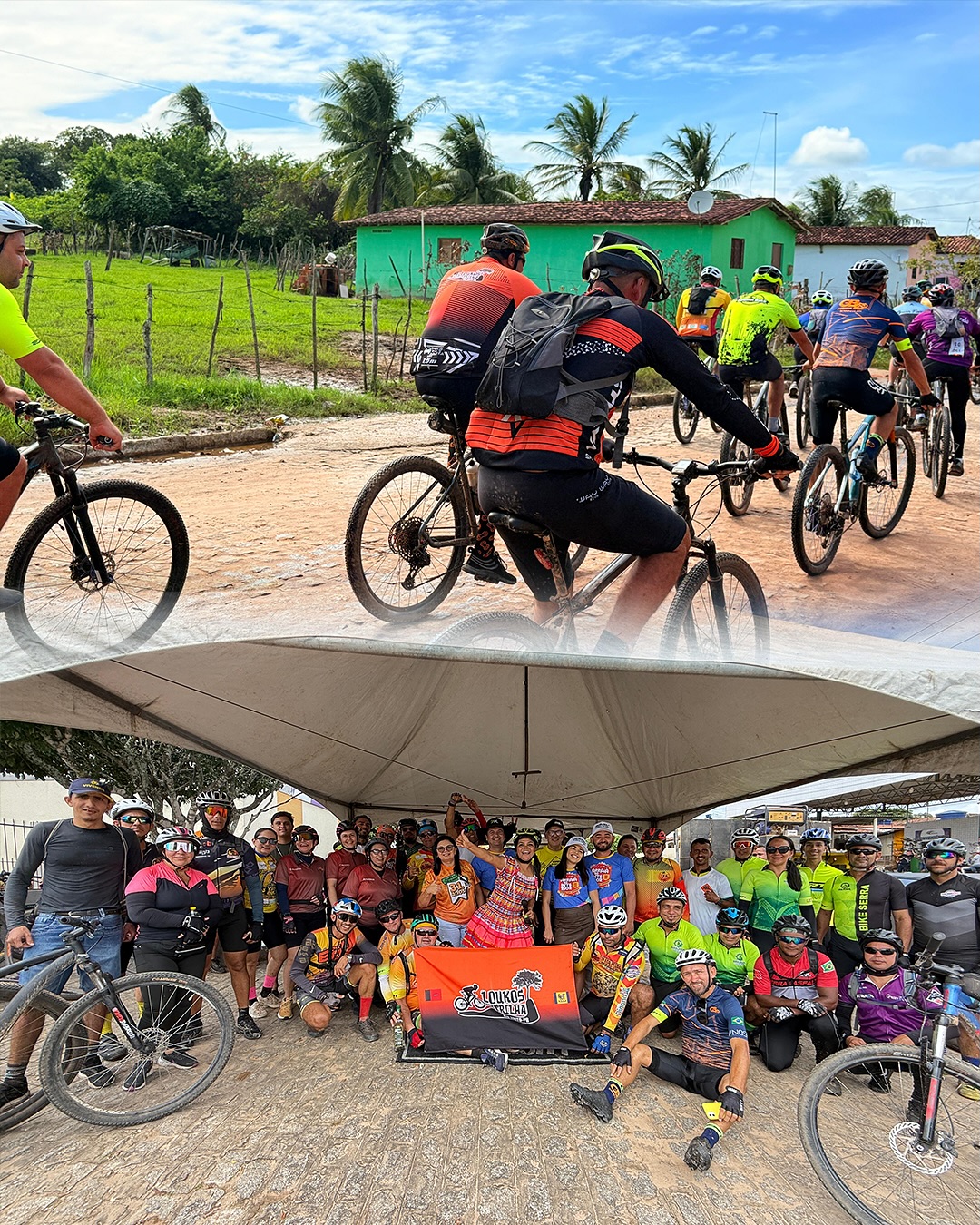 Arraiá Bike movimenta Curral de Cima com esporte, cultura e diversão