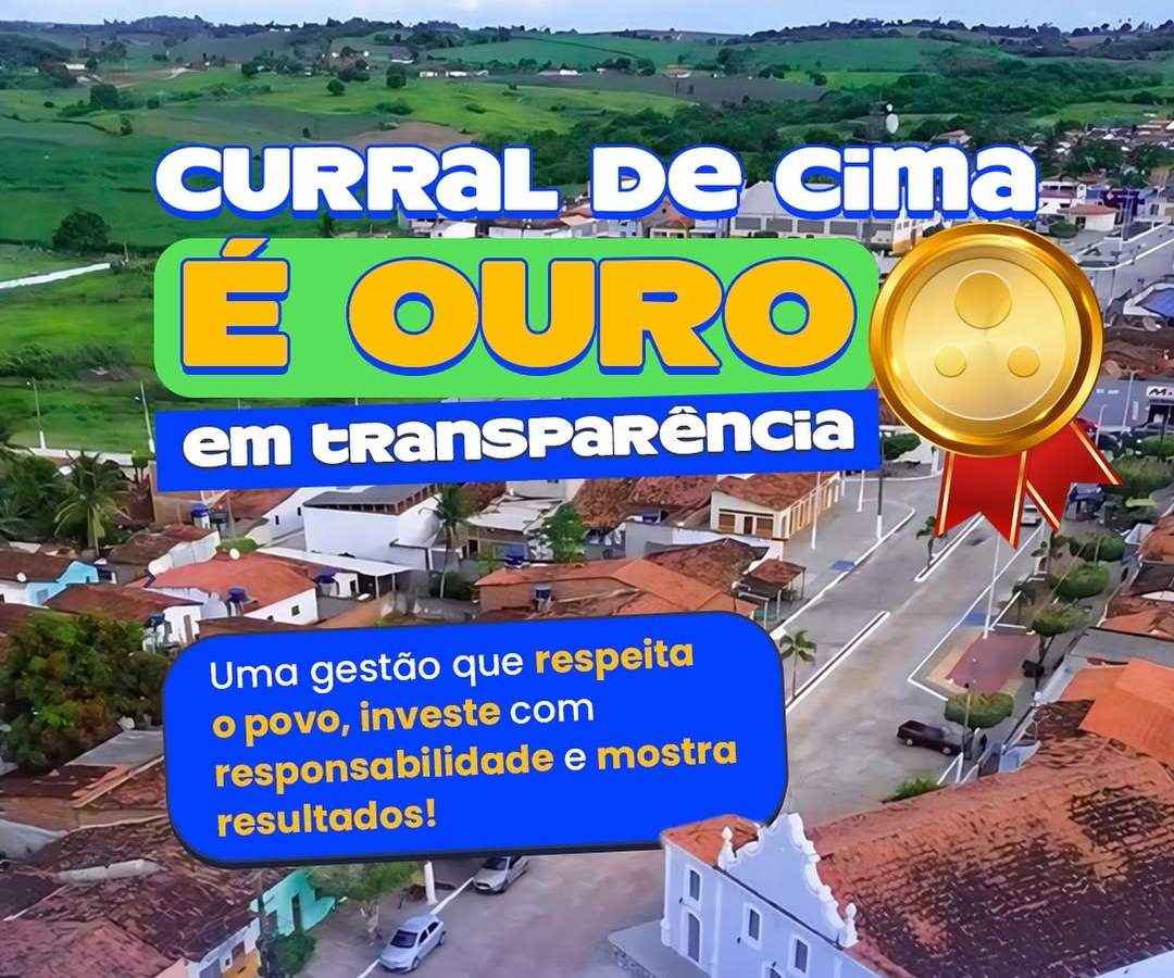 Curral de Cima alcança nota máxima em transparência pública pelo TCE-PB